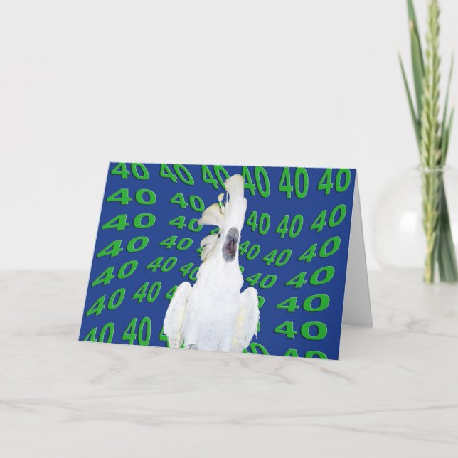 Fyrtio födelsedag kort (Framsida)