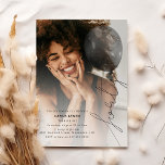 Fyrtiobatong | Foto 40:e födelsedagen Party Inbjudningar<br><div class="desc">Ta fram det 40:e kapitlet i ditt liv med vårt trendig och unika födelsedagsinbjudningar. Med typografi av chicen och en fyrtio-ballongsträng över en fotobakgrund är vårt inbjudan säkert på att ange tonen för en födelsedagsfest som i åratal kommer att bli ihågkommen till kom.</div>