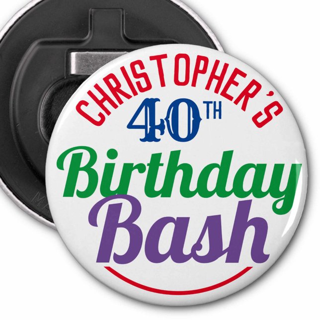 Fyrtiotårsfirande Flasköppnare (Skapare uppladdad)