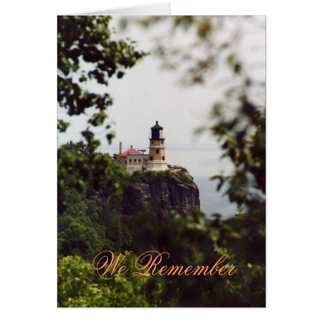 Fyrtorn1, vi kommer ihåg hälsningskort (Framsidan)