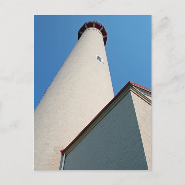 Fyrtorn, Blå himmel Vykort (Framsida)