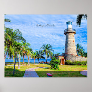 Fyrtorn, Cartagena, Colombia Poster