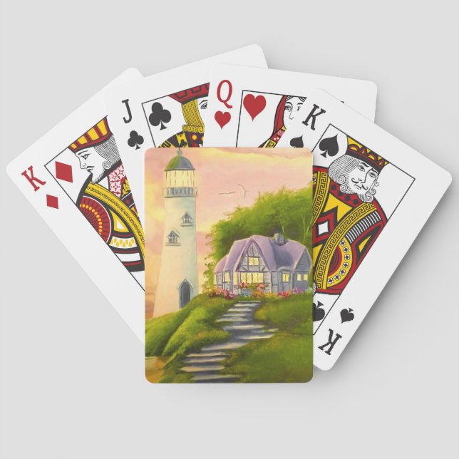 Fyrtorn Casinokort (Baksidan)