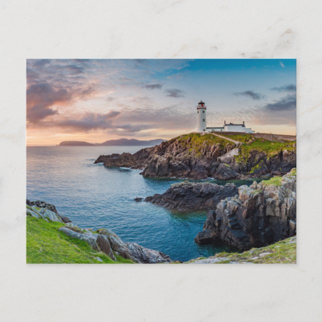 Fyrtorn | Fanad Head fyr Irland Vykort (Framsida)