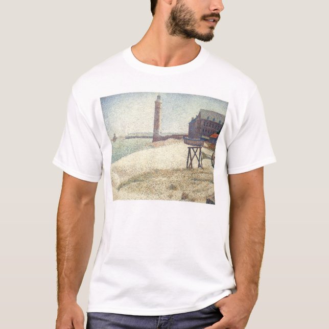 Fyrtorn i Honfleur T-shirt (Framsida)