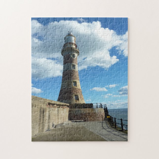 Fyrtorn i Sunderland Storbritannien. Pussel (Vertikal)