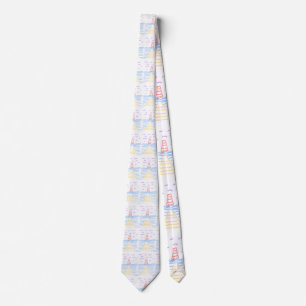 Fyrtorn och Pier Neck Tie Slips
