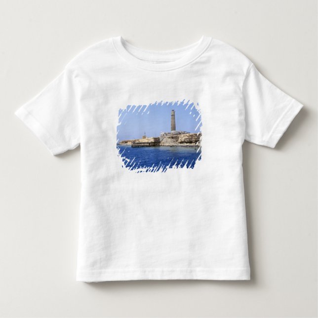 Fyrtorn på Broderöarna, Röda havet, Egypten T Shirt (Framsida)