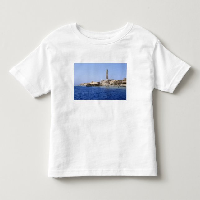 Fyrtorn på Broderöarna, Röda havet, Egypten T Shirt (Framsida)