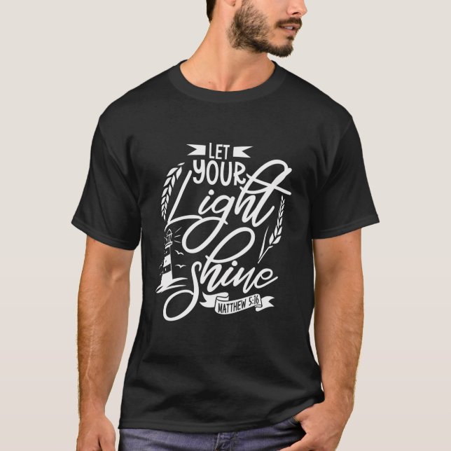 Fyrtorn Seaside Nautical I Kärlek Lighthouse T Shirt (Framsida)