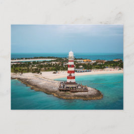Fyrtorn vid Ocean Cay, Bahamas-vykort Vykort