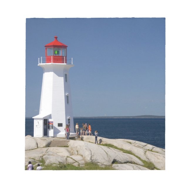 Fyrtorn vid Peggy's Cove, Nova Scotia, Kanada. Anteckningsblock (Framsida)