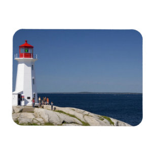 Fyrtorn vid Peggy's Cove, Nova Scotia, Kanada. Magnet