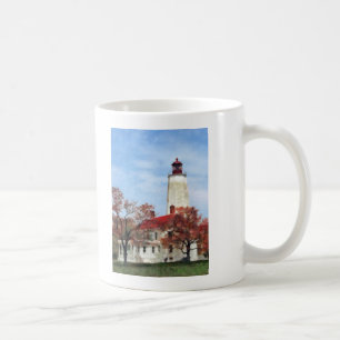 Fyrtorn vid Sandy Hook Kaffemugg