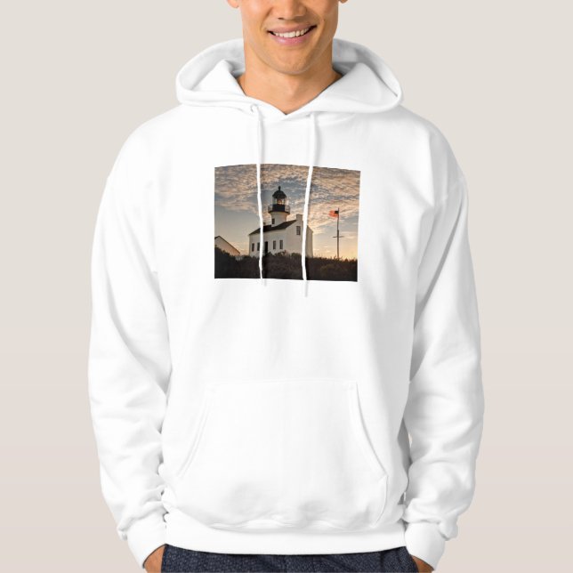 Fyrtorn vid solnedgång, Kalifornien Sweatshirt (Framsida)