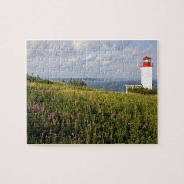 Fyrtorn vid St. Martins, New Brunswick, Pussel (Horisontell)