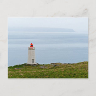 Fyrtorn vid Vatnsnes Peninsula - Island Vykort