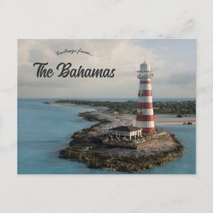 Fyrvågor i Ocean Cay Bahamas Vykort
