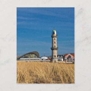 Fyrvågor i Warnemuende (Tyskland) Vykort