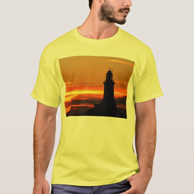 Fyrvågor och himlar i brand t-shirt (Framsida)