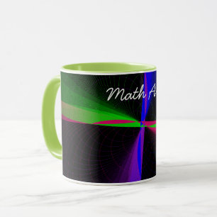 Fyrvägs geometrisk vågkaffe Mugg