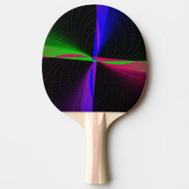 Fyrvägs Geometrisk vågstift Pong Paddle Pingisracket