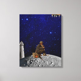 Fyrvaktaren återvände hem canvastryck