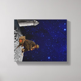 Fyrvaktaren återvände hem canvastryck