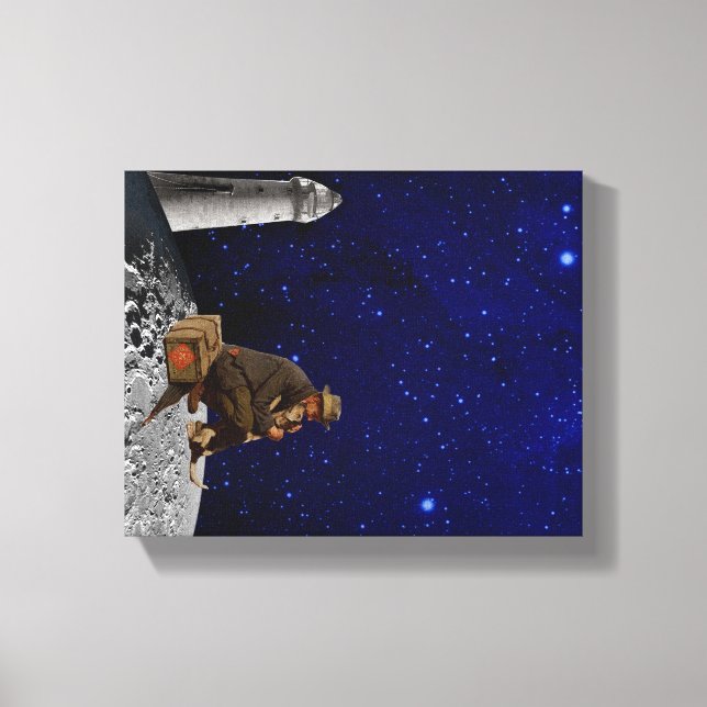 Fyrvaktaren återvände hem canvastryck (Framsida)