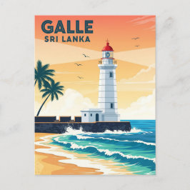 Fyrvåning i Galle Sri Lanka Travel Vykort