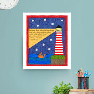 Fyrvätt med Crab-inspiration Poster