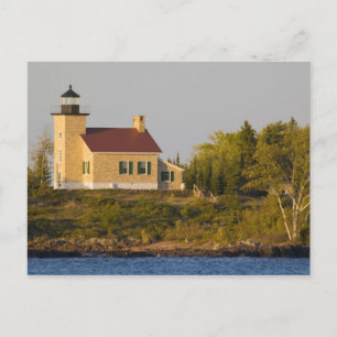 Fyrvätt på Sjö Superior nära Copper Harbour Vykort