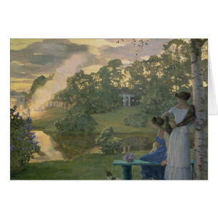 Fyrverkeri 1922 hälsningskort