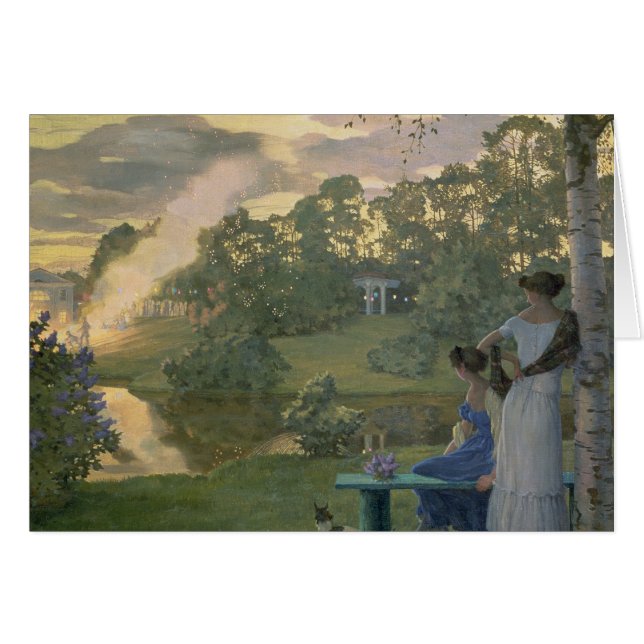 Fyrverkeri 1922 hälsningskort (Framsidan Horizontal)
