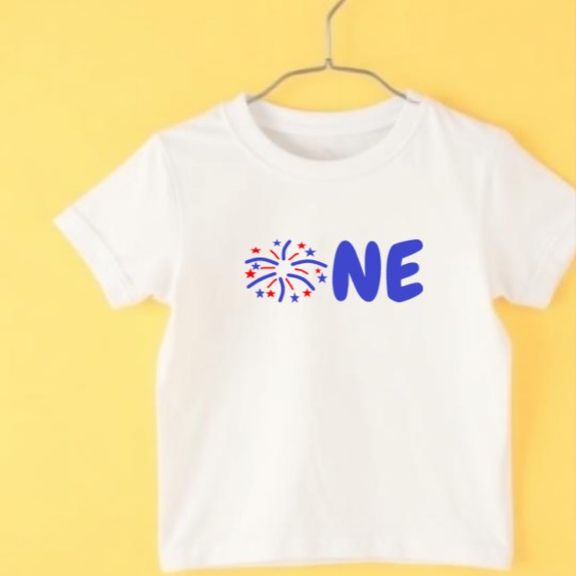 Fyrverkeri 1-årsdag t shirt (Skapare uppladdad)