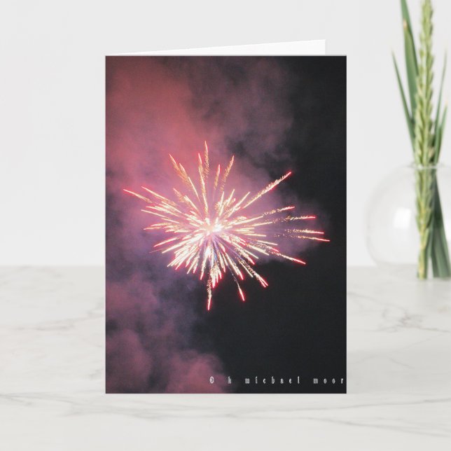 Fyrverkeri Kort (Framsida)