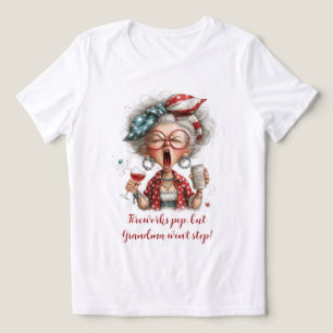 Fyrverkeri Mormor Humor Design – Djärv Patriotisk T Shirt