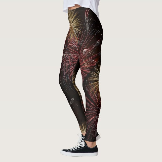 Fyrverkeridamasker Leggings (Vänster)