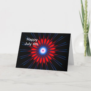 Fyrverkeridesign5 Juli 4th kort