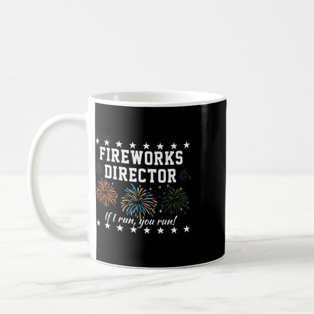 Fyrverkeridirektör Om jag springer, springer du! R Kaffemugg (Vänster)