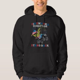 Fyrverkeridirektör vid Rex Monster Lastbil Hoodie