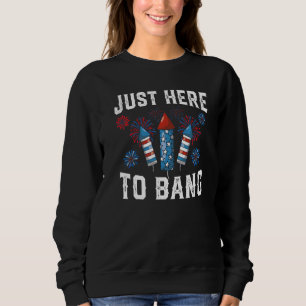 Fyrverkerier, 4 juli, bara här till t shirt