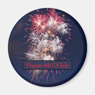 Fyrverkerier 4th av den Juli independence day Magnet