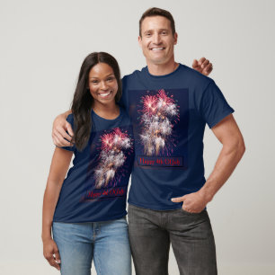 Fyrverkerier 4th av den Juli independence day T Shirt