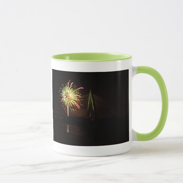 Fyrverkerier Christopher S. Förbindelse Överbrygga Mugg (Höger)