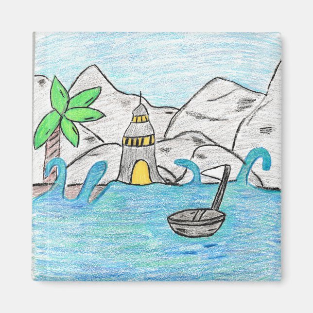 Fyrverkerier efter hav magnet (Framsidan)