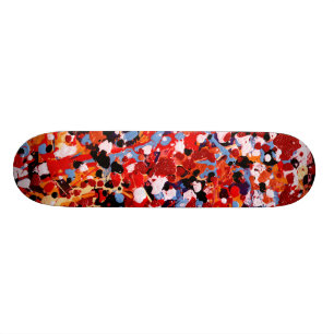 FYRVERKERIER! (~ för en abstrakt konstdesign) Skateboard Bräda 19,5 Cm