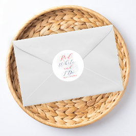 Fyrverkerier & För evigt Runt Klistermärke