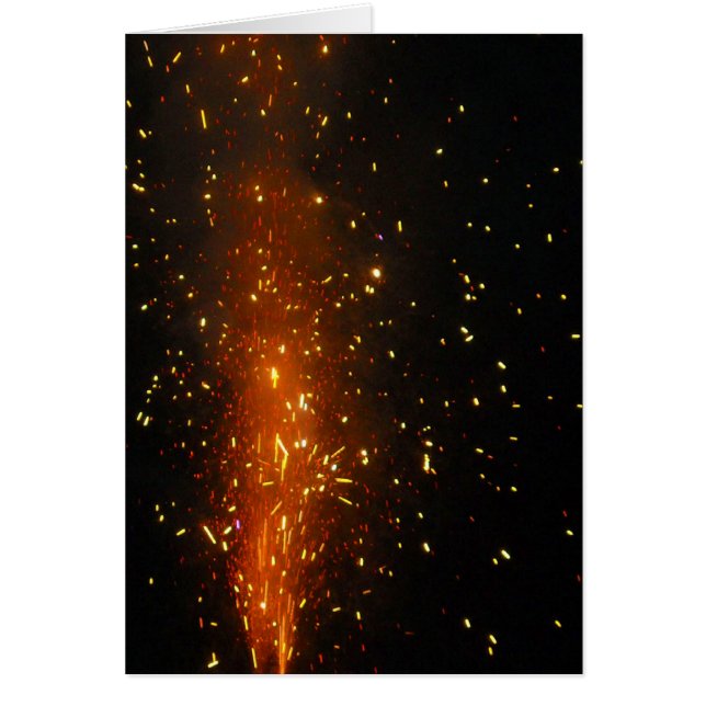 Fyrverkerier Hälsningskort (Framsidan)