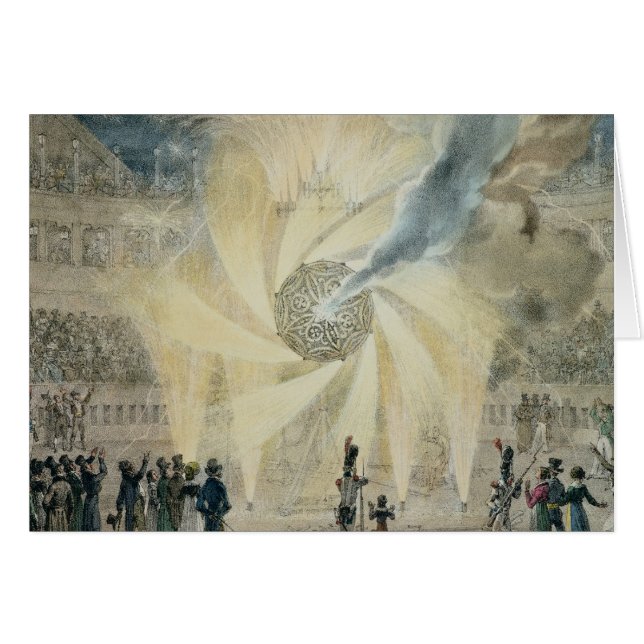 Fyrverkerier Hälsningskort (Framsidan Horizontal)